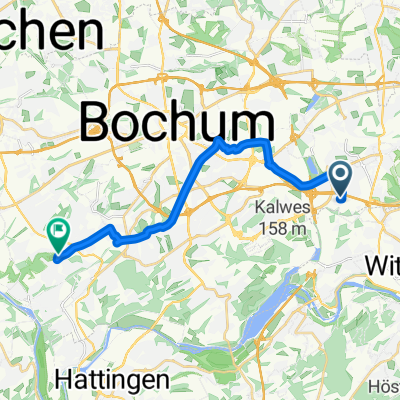 Bochum Kaltehardt nach Hasenwinkeler Straße 208, Bochum