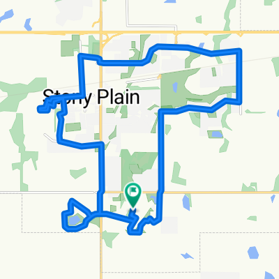Relaxed route in Stony Plain
