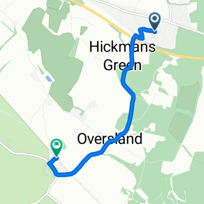 Route from 40 Saint Pauls Road, Faversham