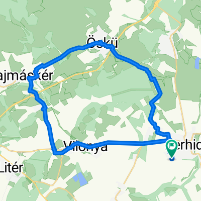 Munkácsy Mihály utca 32, Berhida to Munkácsy Mihály utca 32, Berhida