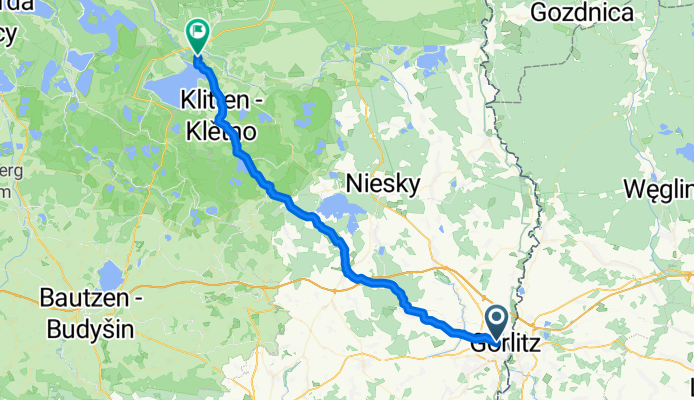 Heilige-Grab-Straße 67, Görlitz nach Am Sportplatz 14, Boxberg/Oberlausitz