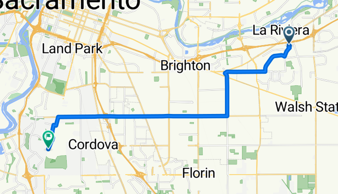 9213 Premier Way, Sacramento to 6500 Freeport Blvd, Sacramento