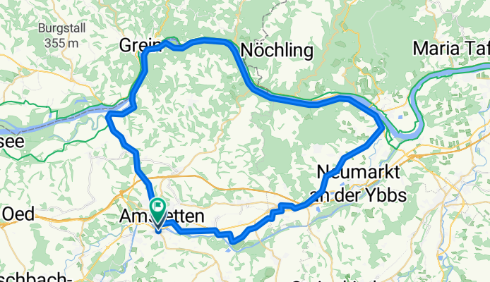 Einstiegsrunde Amstetten-Ardagger-Ybbs-Amstetten
