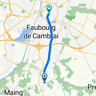 Langzame rit in Valenciennes