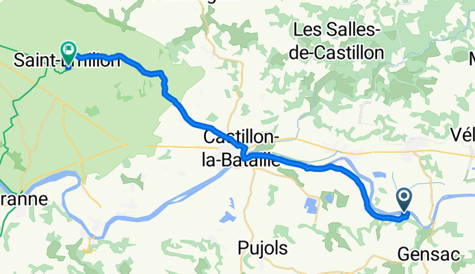Route from Bifontet, Juillac