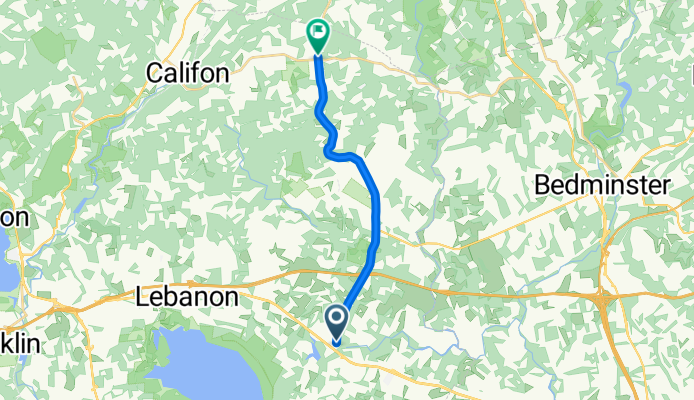 Fast ride in Califon