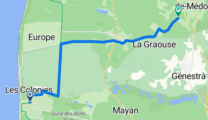 De 1 Avenue de Joinville-le-Pont, Vendays-Montalivet à 15 Chemin des Pins, Saint-Vivien-de-Médoc