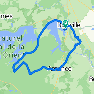 Sportieve route in dienville