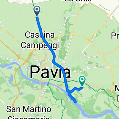 Giro a velocità lenta in Pavia