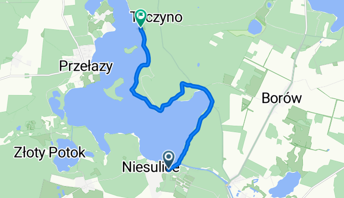 Relaxed route in Lubrza