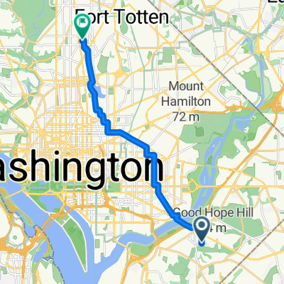 1718 28th St SE, Washington to 815 Varnum St NW, Washington