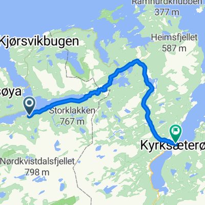 Brekkvegen 1201, Aure to Hellandsjøveien 4, Kyrksæterøra