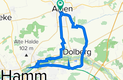 Route in der Bikemap App öffnen