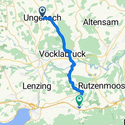 Ungenach 13, Ungenach nach Aurach am Hongar 32, Aurach am Hongar