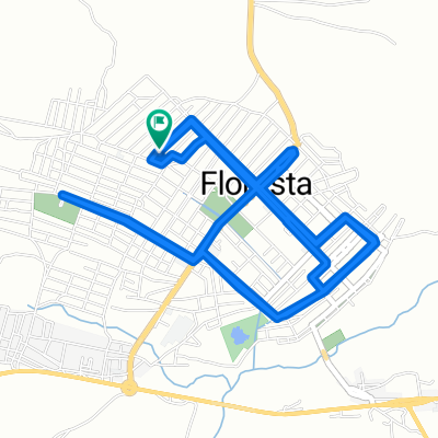 Restful route in Floresta