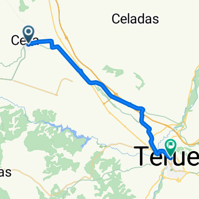 De Calle las Eras 18, Cella a Calle Alcañiz 23D, Teruel