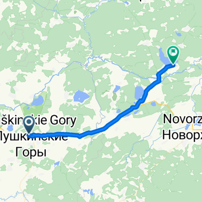От улица Ермолаева 10, Пушкинские Горы до 58К-235