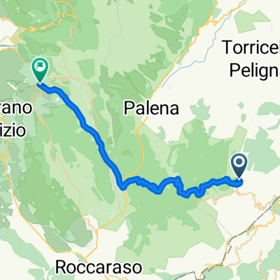 Da Via Comunale Pizzolerrato-Montenerodomo, Pizzoferrato a Via Superiore La Fonte 11, Cansano