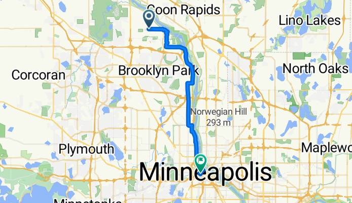 B2B00386 55316&gt;55403 via W River Rd, Dupont Ave, 2nd St CLONED FROM ROUTE 46822