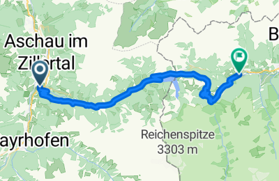Route in der Bikemap App öffnen