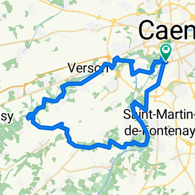 Rue Cardinal Lavigerie 4, Caen to Rue Cardinal Lavigerie 4, Caen