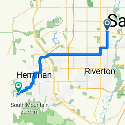 10394–10398 S Temple Dr, South Jordan to 6895 W Rose Canyon Rd, Herriman