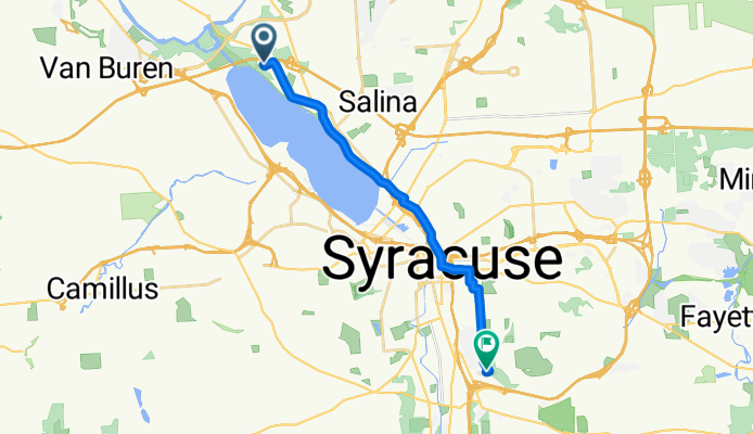 100–198 Stormy Ln, Liverpool to 1320 Jamesville Ave, Syracuse