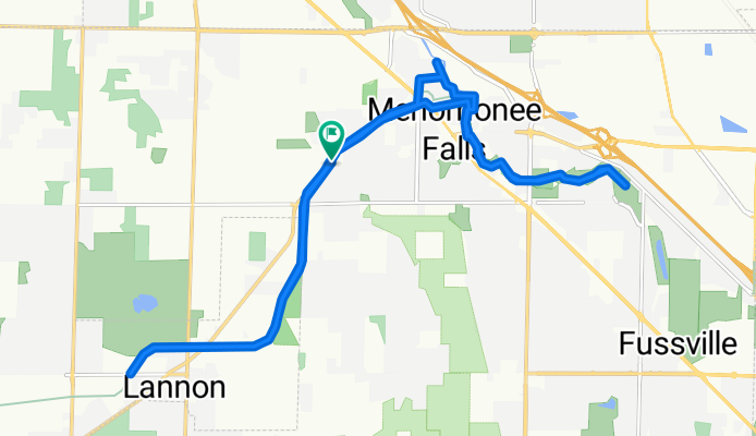 Main Street 18379, Menomonee Falls to Main Street 18379, Menomonee Falls