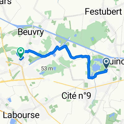 De 93 Rue du Marais, Cambrin à 23B Rue Sadi Carnot, Beuvry