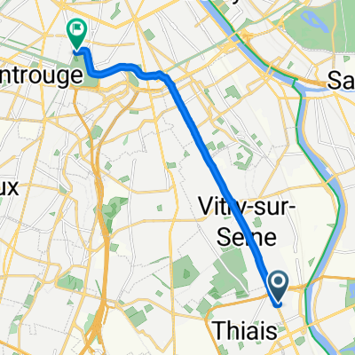 De 50 Rue du Docteur Roux, Choisy-le-Roi à 46 Avenue Reille, Paris