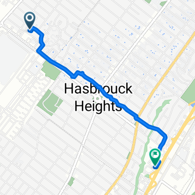 Moderate route in Hasbrouck Heights