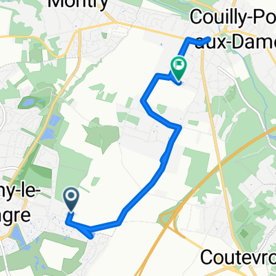 De 37 Rue du Clos du Roy, Bailly-Romainvilliers à 14 Rue de la Croix Drouart, Saint-Germain-sur-Morin