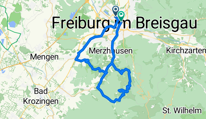 Freiburg-Schönberg-Katzental-Horben-Geiersnest