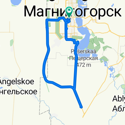 От улица Суворова 129, Магнитогорск до улица Суворова 129, Магнитогорск