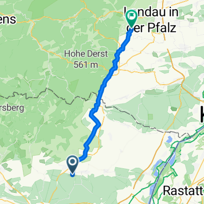 Rue du Moulin 46, Betschdorf nach Arzheimer Straße 9, Ilbesheim bei Landau in der Pfalz