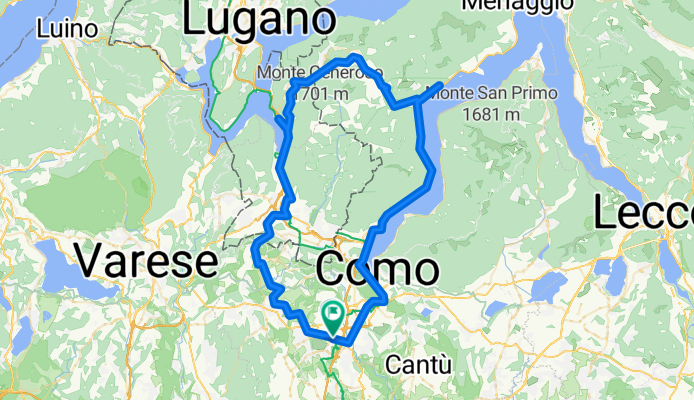 map  luisago lanzo colonno luisago