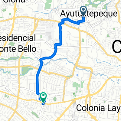 De 1a Avenida Sur a Calle Gabriela Mistral 717, San Salvador