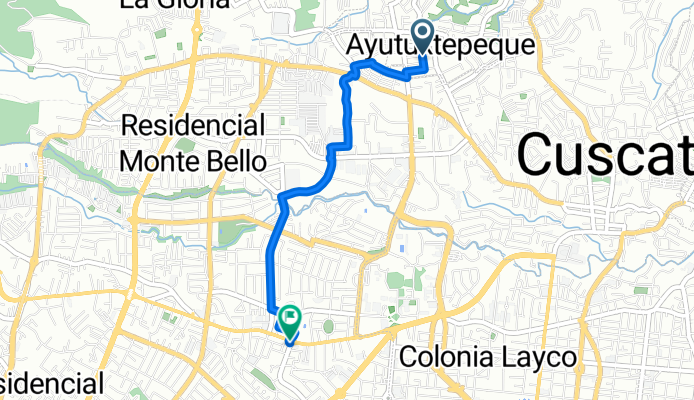 De 1a Avenida Sur a Calle Gabriela Mistral 717, San Salvador