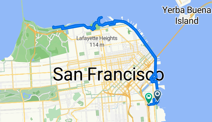 817 Terry A Francois Blvd, San Francisco to 909–915 Mariposa St, San Francisco