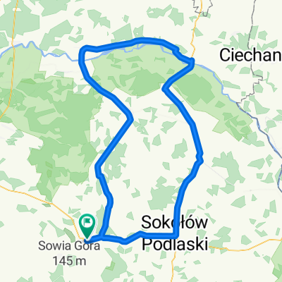 Tadeusza Kościuszki 88B, Węgrów do Tadeusza Kościuszki 103, Węgrów