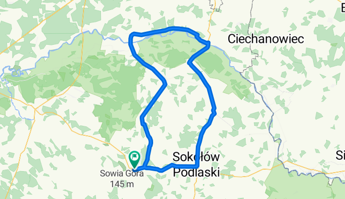 Tadeusza Kościuszki 88B, Węgrów do Tadeusza Kościuszki 103, Węgrów