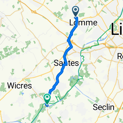 De Rue Thomas More, Lomme à 1 Rue de l'Abbé Léman Curé de Don, Don