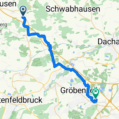 Westring 14, Sulzemoos nach Toni-Berger-Straße 10, München
