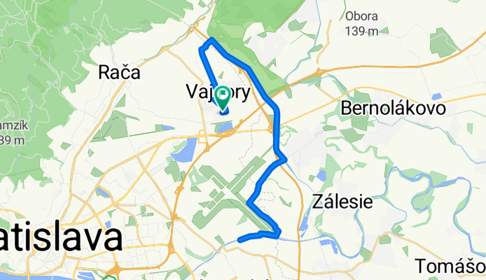 Široká 10488/31, Vajnory do Široká 10488/31, Vajnory