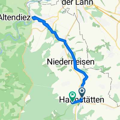Fahrradweg hahnstätten -Diez Eiscafé Dolce Vita