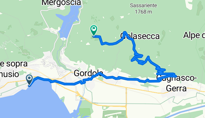 Da Via alla Riva 91, Minusio a Monti Motti, Gordola