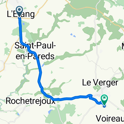 De D23, Les Herbiers à 2130F La Cholletière, Le Boupère