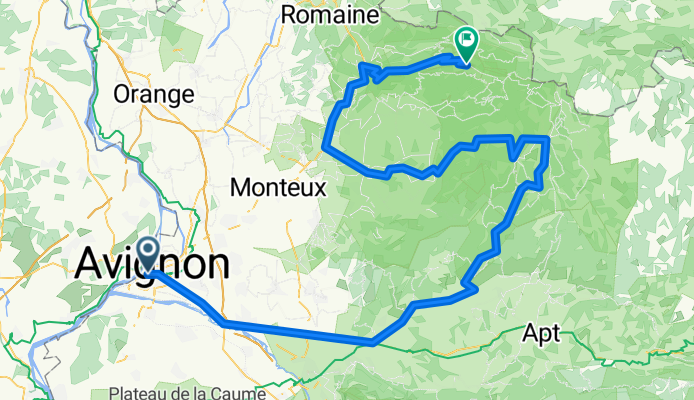 TdF Etap 14 Avigon - Monte Ventoux