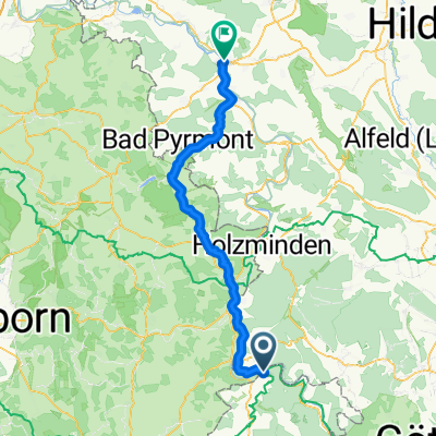 Diemeltour, Tag 3 (Bad Karlshafen nach Hameln)