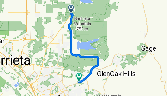 Washington St, Winchester to 41102–41198 Calle Contento, Temecula